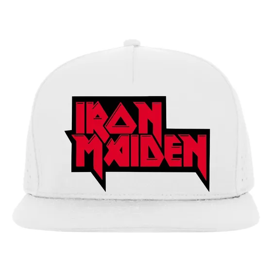Gorra Plana Iron Maiden Rock Snapback Reflective