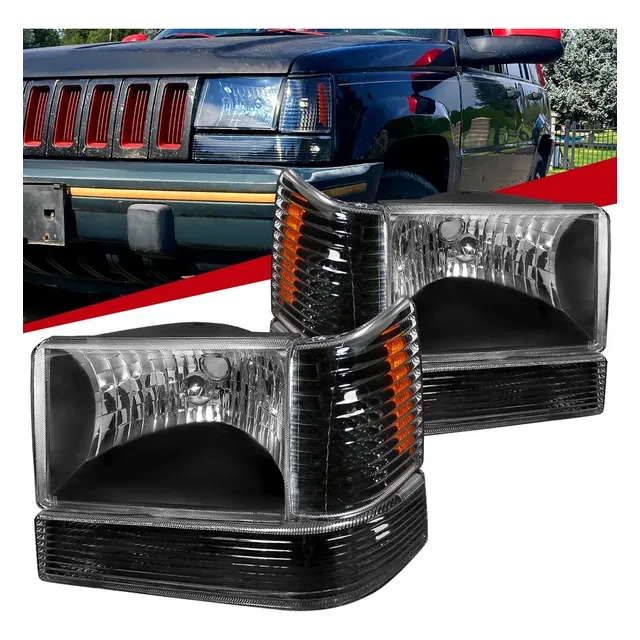 Faros Delanteros Para Jeep Grand Cherokee 93 Al 96