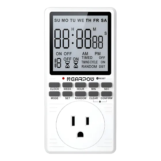 Timer Reloj Programable Timbre Colegio Bomba Luz Campana