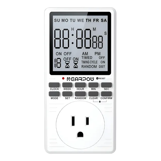 Timer Reloj Programable Timbre Colegio Bomba Luz Campana