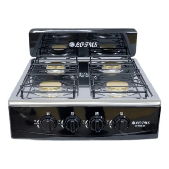 Cocina Lotus 4 Hornillas Cromada
