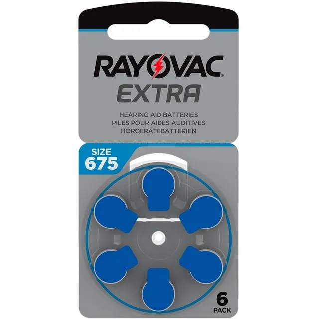 30 Pilas 675 Rayovac Auditiva Extra Advanced