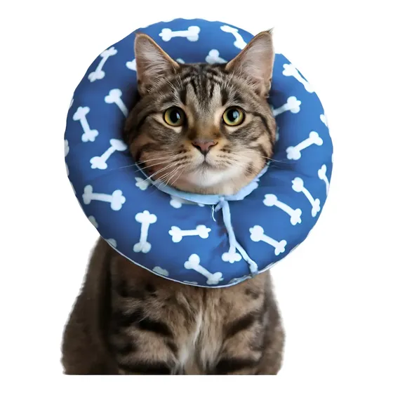 Cone Colar Elizabetano Ajustável Macio Cães E Gatos