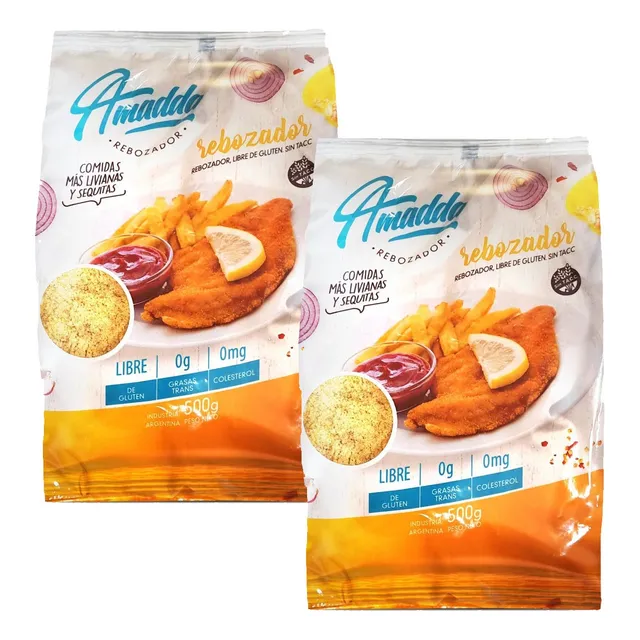 Rebozador Sin Tacc Amadda Libre De Gluten 500g Pack X2