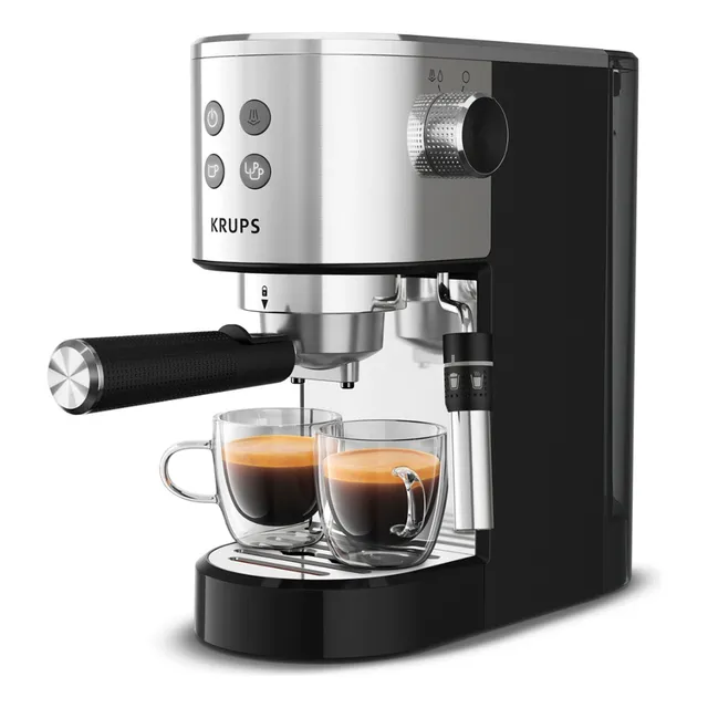 Cafetera Espresso Virtuoso Steam & Pump Color Plateado