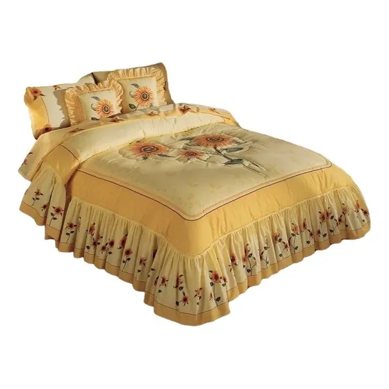 Edrecolcha Girasoles King Size Con 3 Cojines Competition