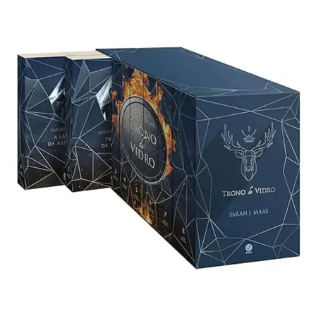 Livro Trono De Vidro Box 8 Livros Série Completa De Sarah J. Maas Edição 1 Português 2020 Editora Galera