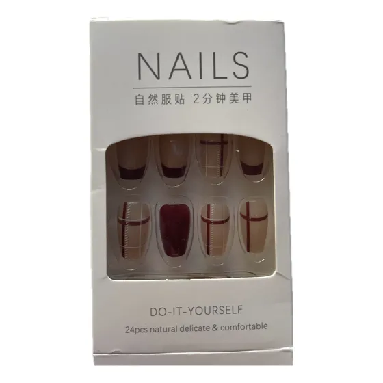 Uñas Postizas Set De 24 Uñas