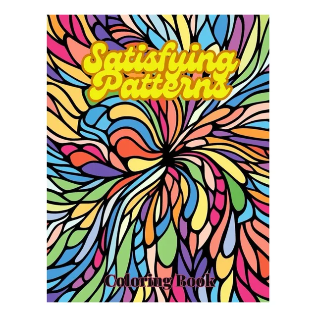 Libro: Libro Para Colorear Con Patrones Satisfactorios Para 