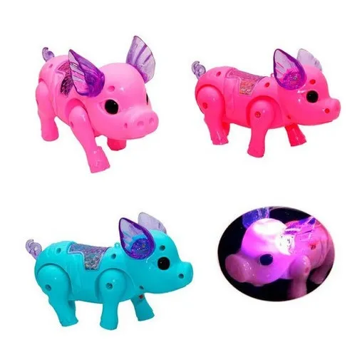 Juguete De Cerdito Interactivo Musica Camina + Baterias