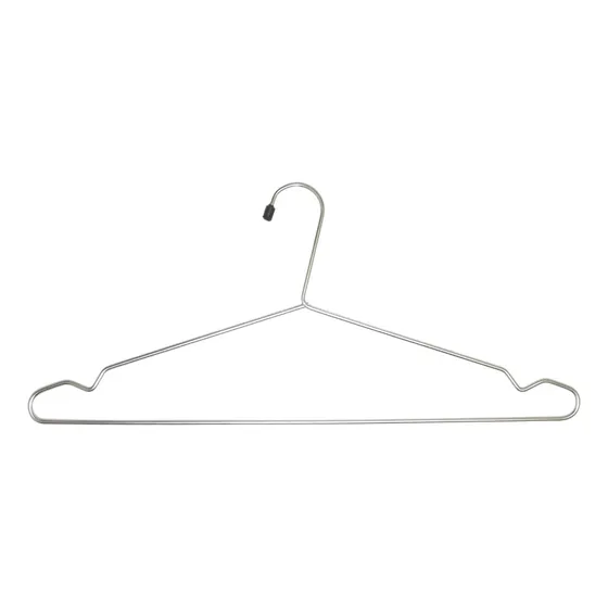 Conjunto 12 Cabides Tintureiro Com Cava Cromado Kit