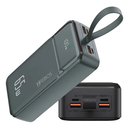 Carregador Portátil Power Bank Anker 25000mAh 165W Cor Preto Carga