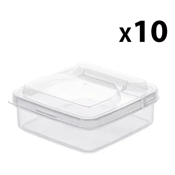 Cajitas Plásticas Almacenamiento  Alimentos Transparente