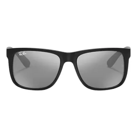 Óculos De Sol Justin Rb4165 Moderno 55mm Uv400 Premium Prata Espelhado