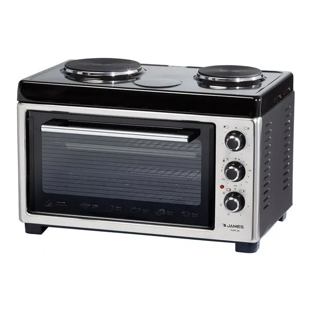 Horno Electrico 39 Lts James Hjin-39 2 Discos Cocina Dimm