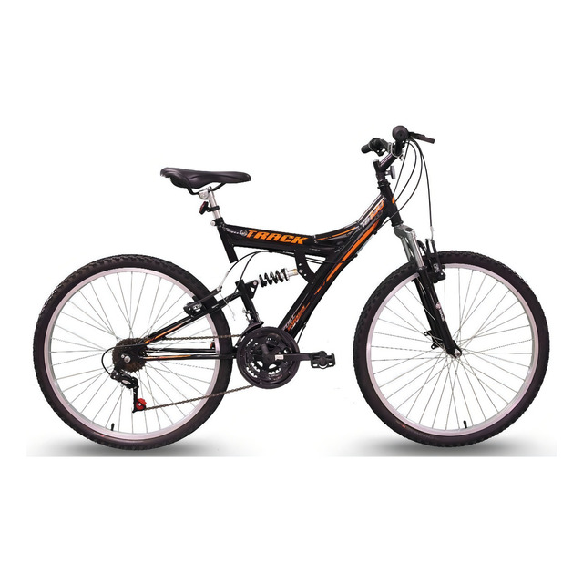 Bicicleta Mountain Bike Tk3 Track Tb 100xs R26 Tamanho Do Uadro 18 - Preto/laranja Bicicleta Mountain Bike Tk3 Track Tb 100xs R26 Tamanho Do Uadro 18 - Preto/laranja