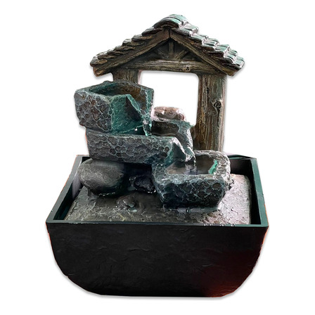 Fuente De Agua Almazen Chica Con Luz Y Bomba Piedras Fuente De Agua Almazen Chica Con Luz Y Bomba Piedras