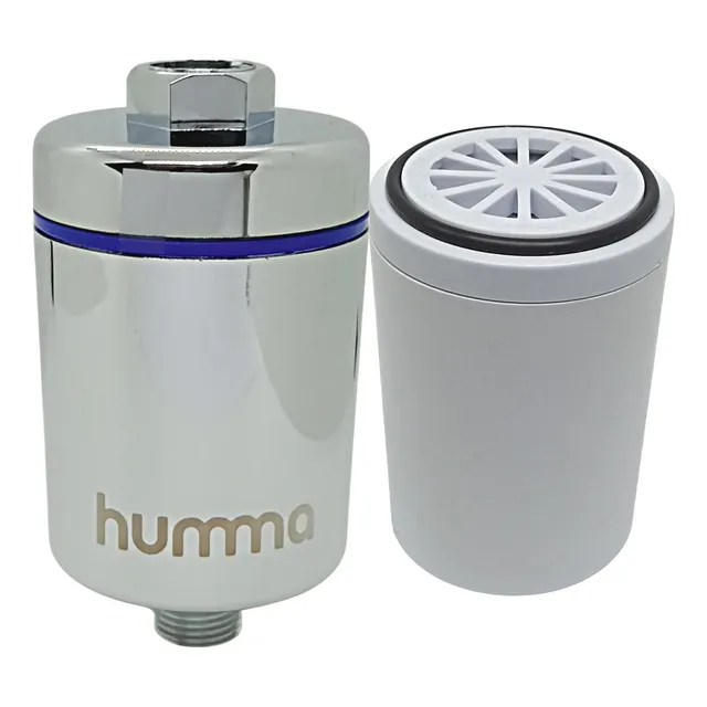 Filtro Purificador De Ducha Cromado 6 Etapas Conectores 1/2