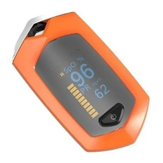 Oxímetro de pulso para dedo Boxym oSport naranja