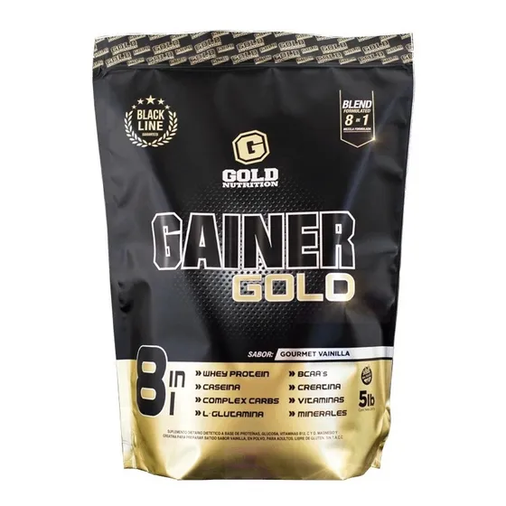 Gainer 8 En 1 Gold Nutrition 5lbs Ganador De Peso. Outlet