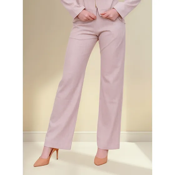 Calça Alfaiataria C/ Bolsos E Zíper Atrás Faca Max Ezo 12830