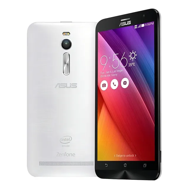 Asus ZenFone 2 ZE551ML (Atom Z3580) Dual SIM 128 GB branco 4 GB RAM - Excelente (Recondicionado)