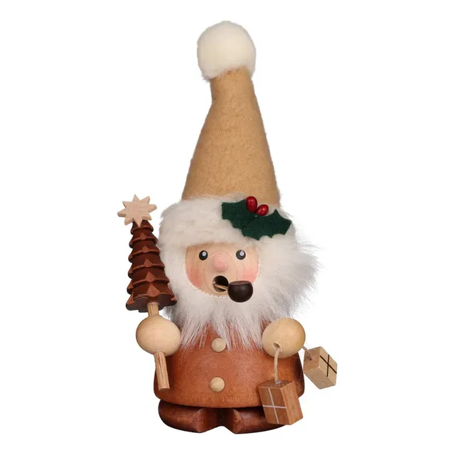 Aleman Incienso Fumador Santa Claus Natural  14 cm Ulbricht