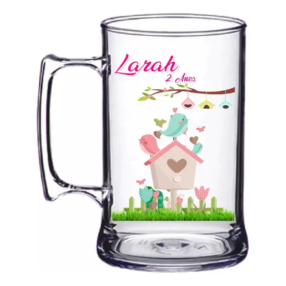 30 Copos Caneca Personalizada Lembrancinha Jardim Encantado