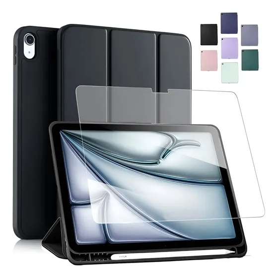 Case + Mica Para iPad Air6 11 M2 (2024) | Air 11 M3 (2025) Color | Cuotas sin interés