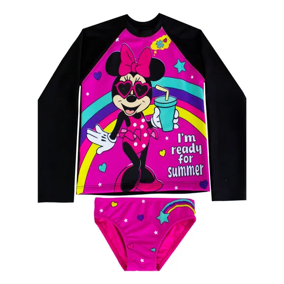 Traje De Baño De Playera Y Bikini De Ratoncita