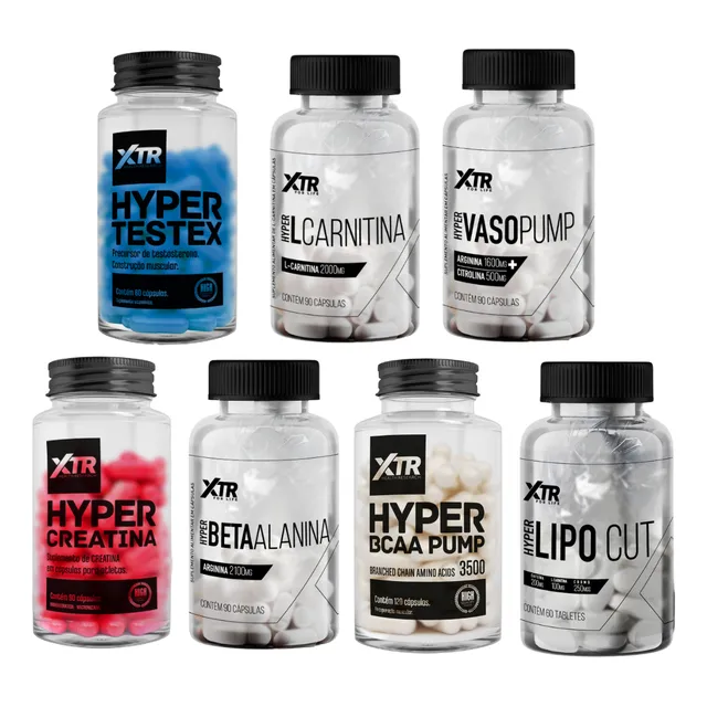 Animal Pack Com Vasopump, Creatina E Hyper Bcaa