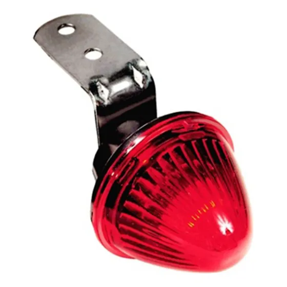 Kit X 4 Faro De Posicion Perita Fijo Rojo Por Baiml