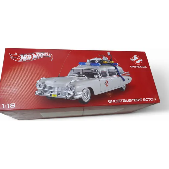 Cazafantasmas Ecto 1 Metal Hot Wheels 1:18 Heritage Nuevo
