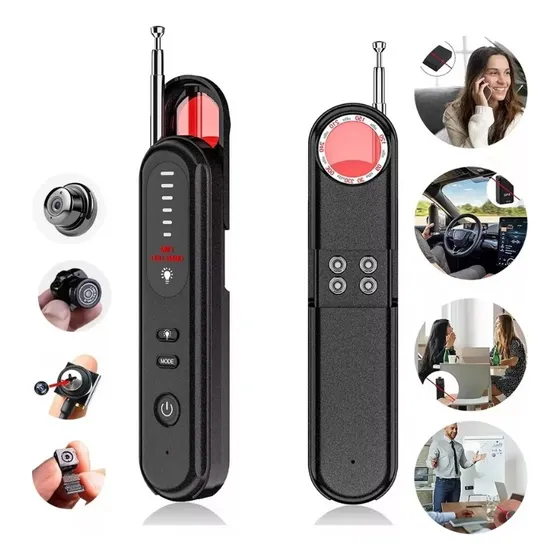 Microfone Detector De Câmera Espiã E Rastreador Gps