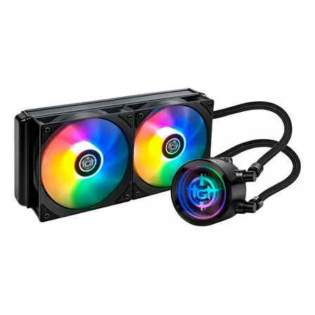 Water Cooler TGT Spartel V2 Preto Rainbow 240mm com TDP 260W