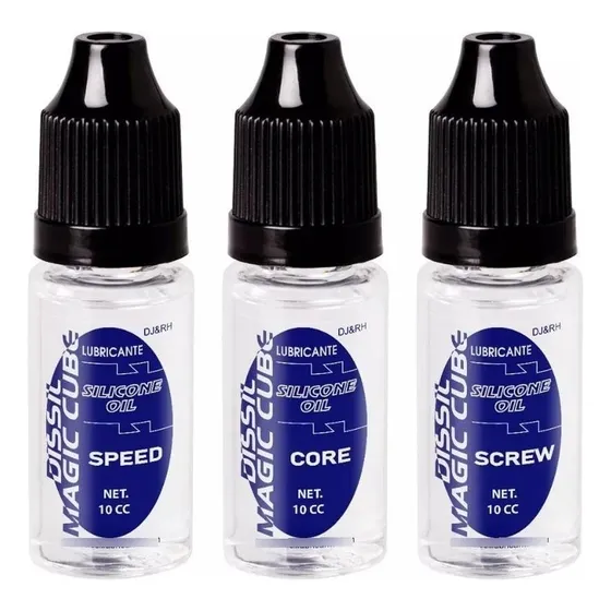 Lubricante Silicon Cubos Rubik 10 Ml Kit 3u Speed Core Screw