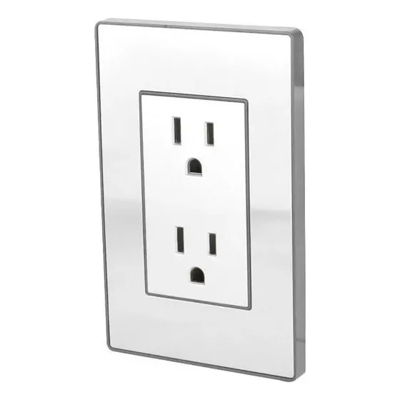 Pack 10 Pzas Placas Acero Contacto Duplex 2con Linea Cordoba