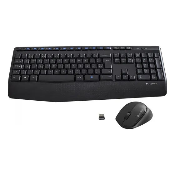 Kit Teclado E Mouse Sem Fio Logitech Comfort Mk345
