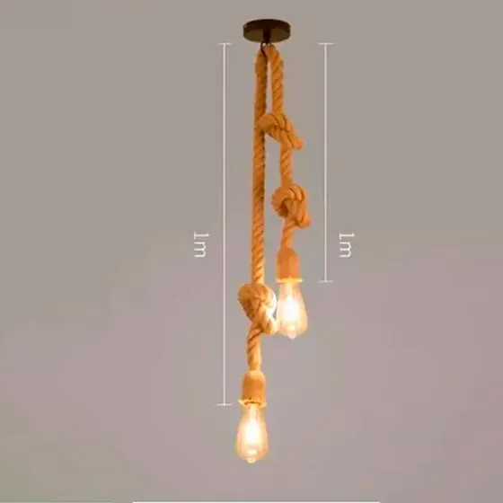 Luminária Rústica Vintage Suspensa  Aconchego E Estilo