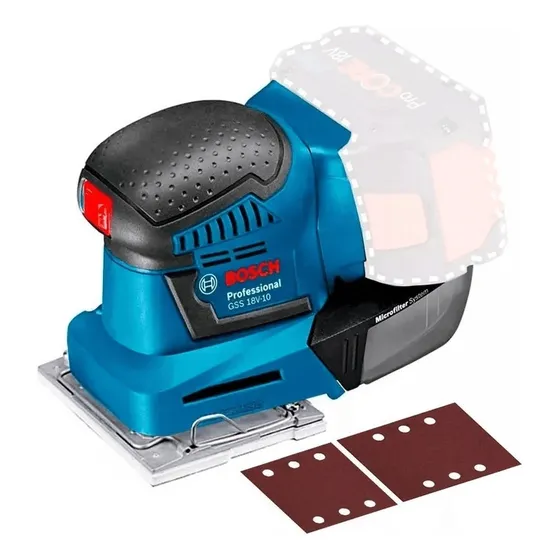 Lijadora De Palma Inalámbrica Bosch Gss 18v-10 Sin Batería