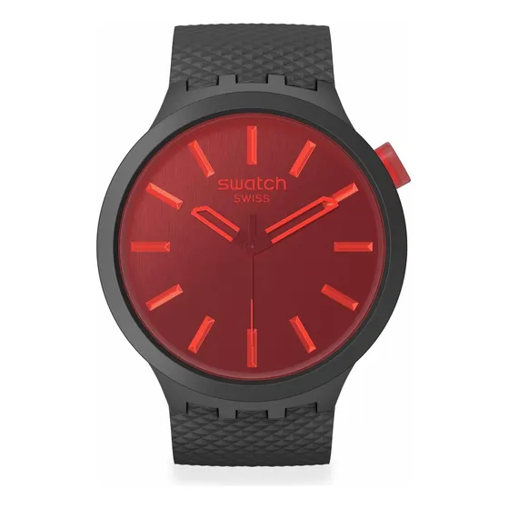 Reloj Swatch Unisex Casual Negro Material De Origen Biológic