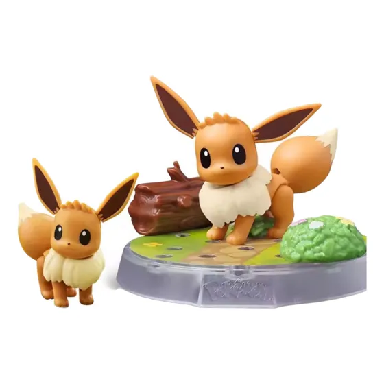 Muñeco Blokees Pokemon Original Bloques P/ Armar Eevee
