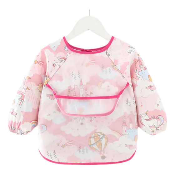 Delantal Babero Impermeable Manga Larga