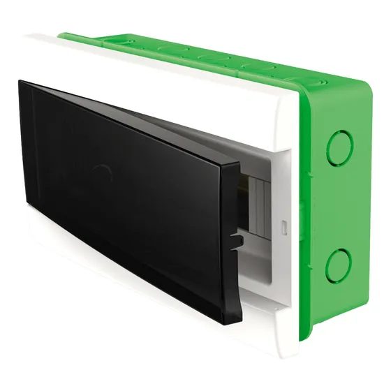Caja Para Termicas 12 Polos Embutir Blanca Genrod