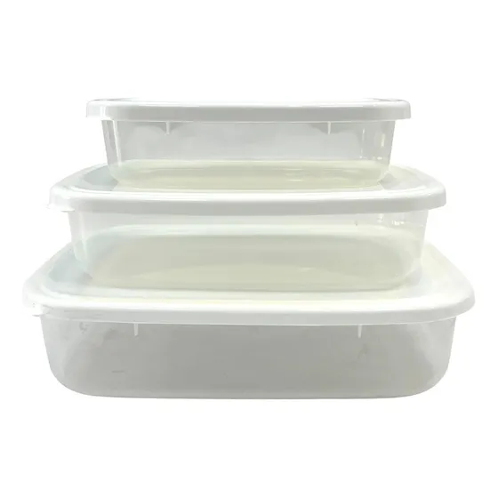Taper Hermeticos Set X3 Tupper De Plastico