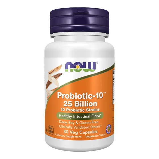 Supplements Now Probiotic-10 25 Mil Millones De Cápsulas Veg