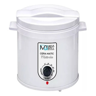 Termocera Aquecedor Cera Quente Titânio 1kg Branco Depilaç 110v/220v Termocera Aquecedor Cera Quente Titânio 1kg Branco Depilaç 110v/220v