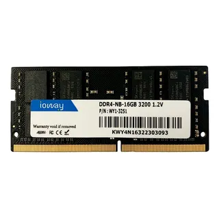 MemĂłria Ram 16gb Ddr4 3200mhz Sodimm Ioway MemĂłria Ram 16gb Ddr4 3200mhz Sodimm Ioway