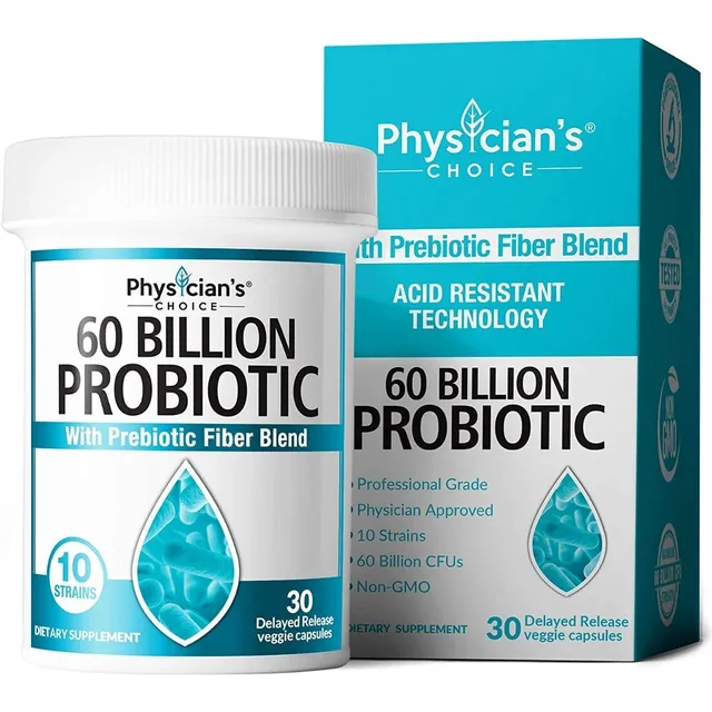 Probioticos Y Prebioticos 60 Billones , 30 Cáps De Eeuu