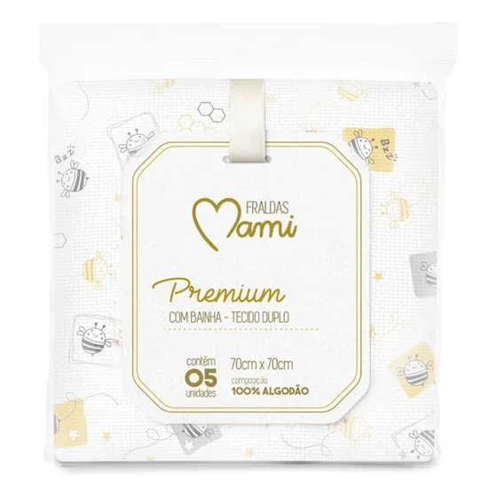 Fralda De Pano Tecido Duplo Premium Luxo Estampada Neutro Gênero Sem Gênero Tamanho 70cm X 70cm